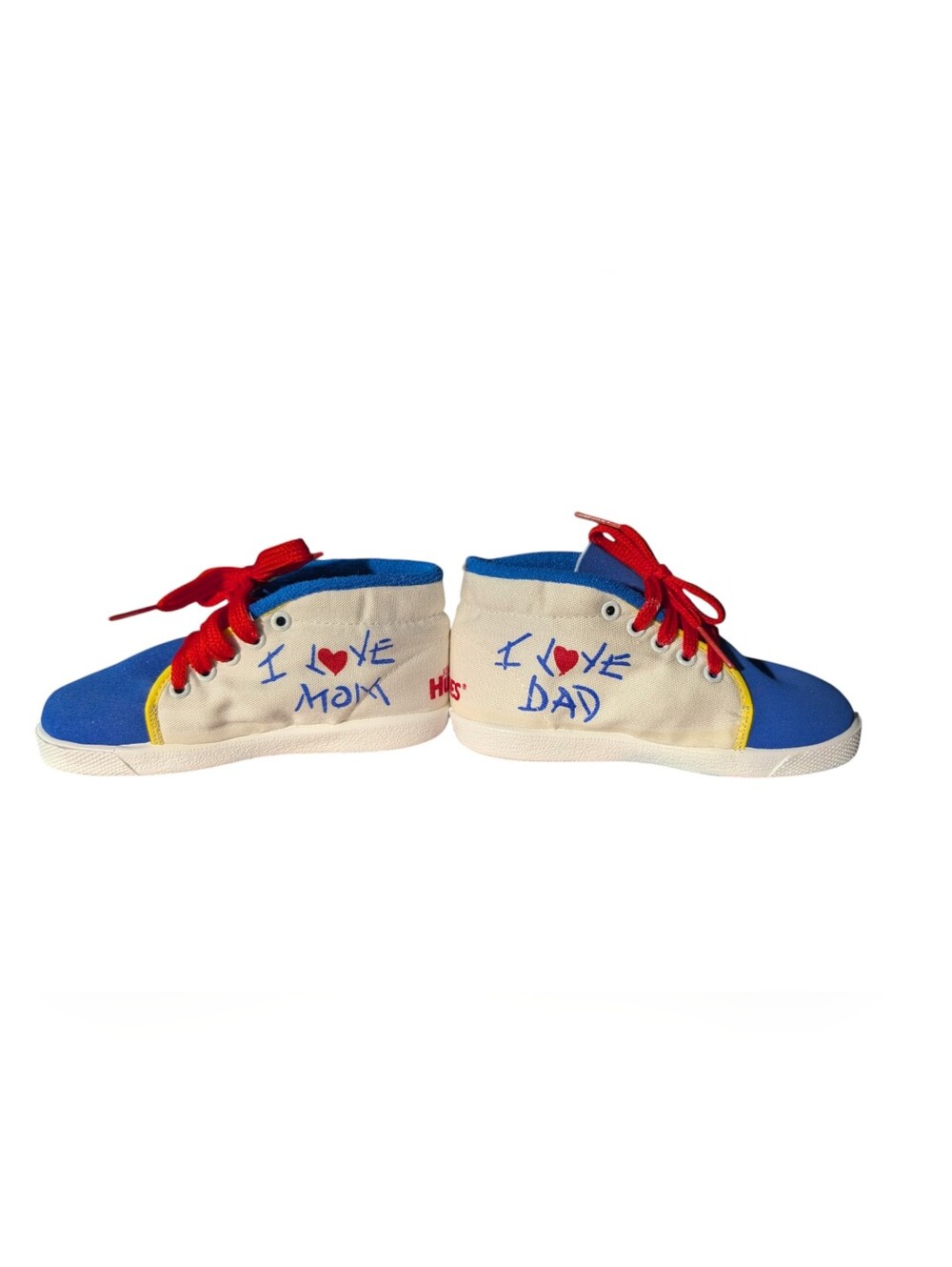 Vintage toddler I love mom I love dad Huggies Shoes Size 7